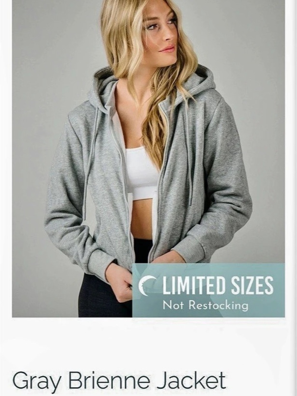 Zyia Active Gray Brienne Jacket